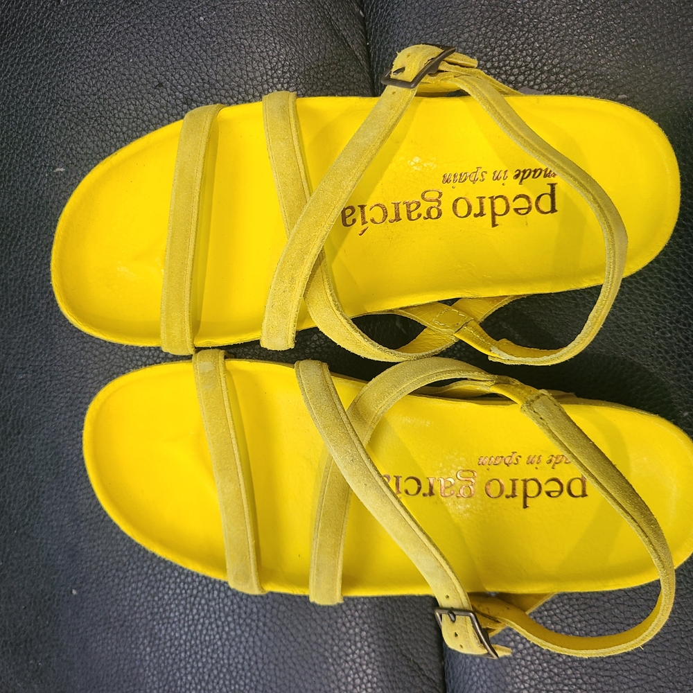 Pedro Garcia Yellow Sandals